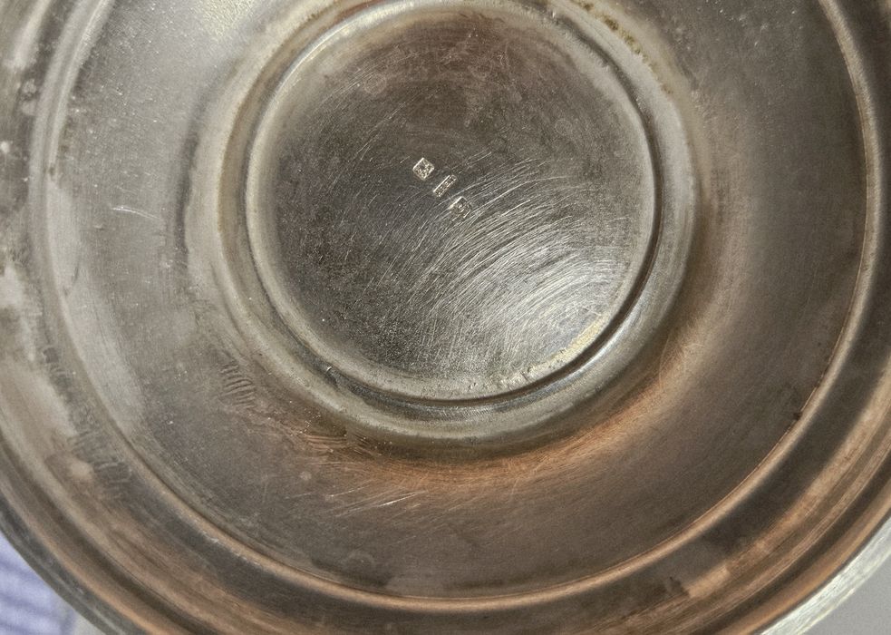 Посребрен френски чайник