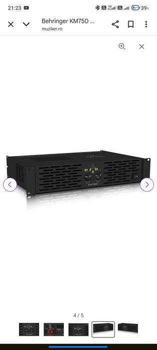 Vând amplificator audio Behringer