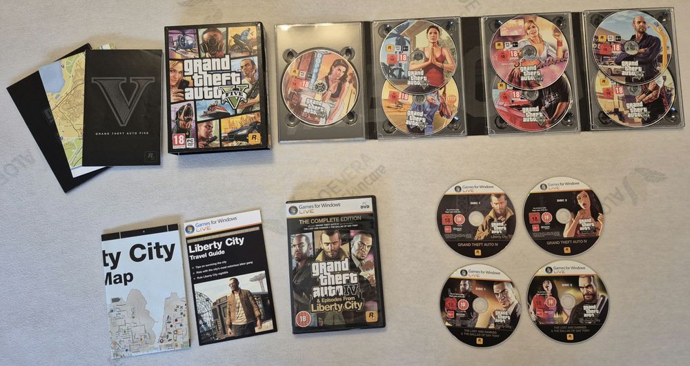 GTA 4 (IV) Complete Edition + GTA 5 (V) - PC