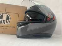 Casca moto full face S K-5 AGV E2205 MULTI ENLACE BLACK MATT GREY