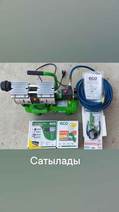 Компрессор қасындағы заттармен бірге сатылады! + Подарка бар