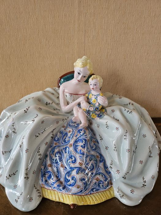 Италианска порцеланова ваза каподимонте