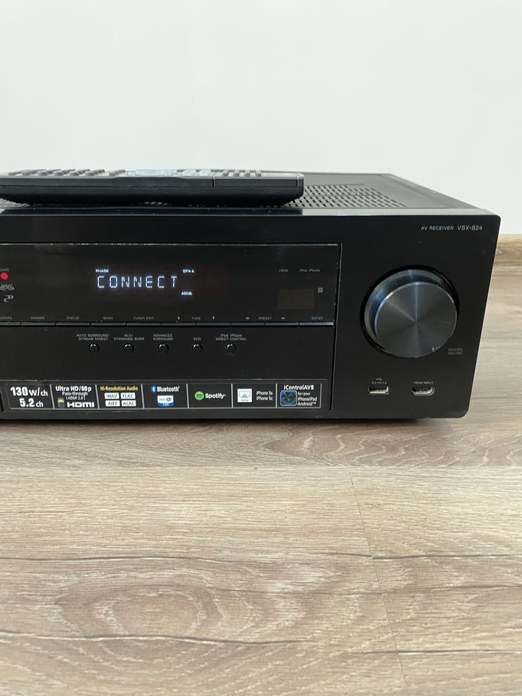 PIONEER VSX-824 - USB, Wi fi, Bluetooth, hdmi усилвател ресивър