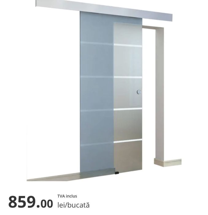 Usi culisante din sticla cu sistem de culisare