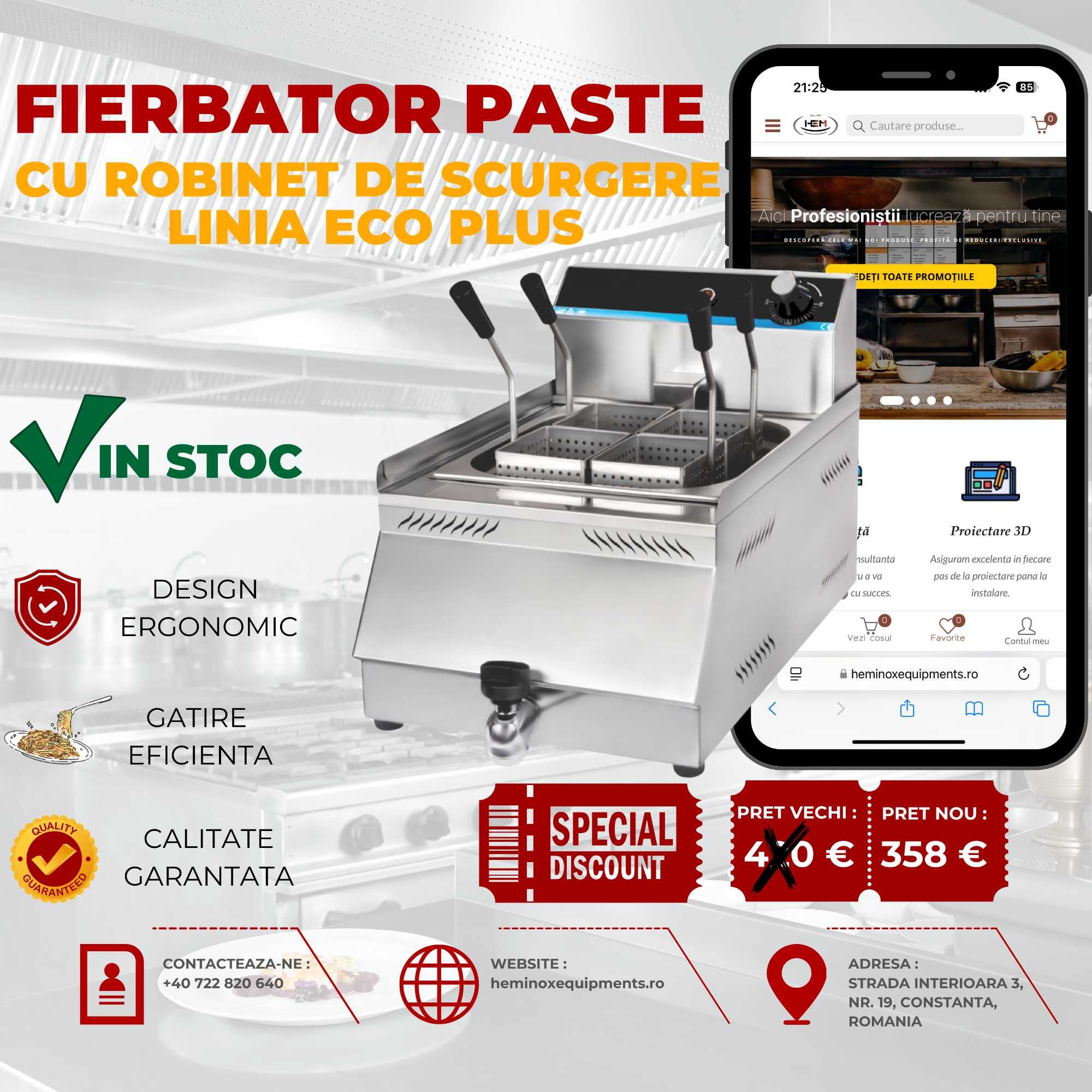 Fierbator Pentru Paste Electric In Stoc