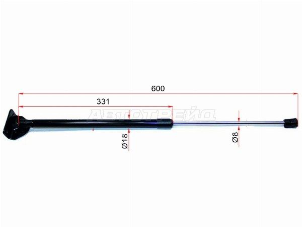 Амортизатор крышки багажника Hyundai Tucson
