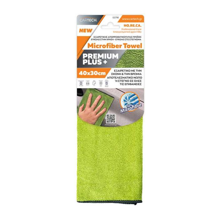 Микрофибърна кърпа серия премиум плюс 40x30 CarTech