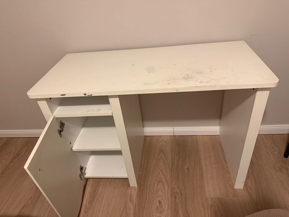 Masa de Birou alb  pentru camera copii