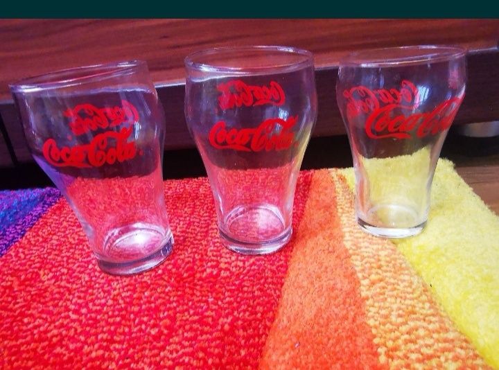 Pahare Coca Cola retro