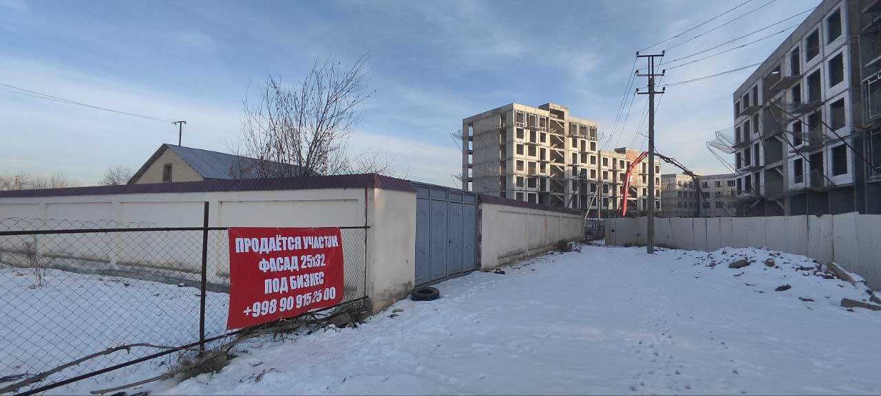 Продается Участок (Земля) под Бизнес 8-соток, фасад32х25 Я. Узбекистан