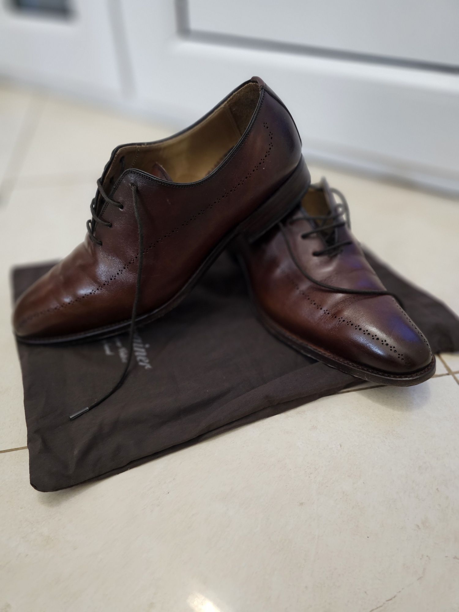 Pantofi piele naturala