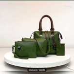 Geanta dama - set 4 bucati - culoarea VERDE