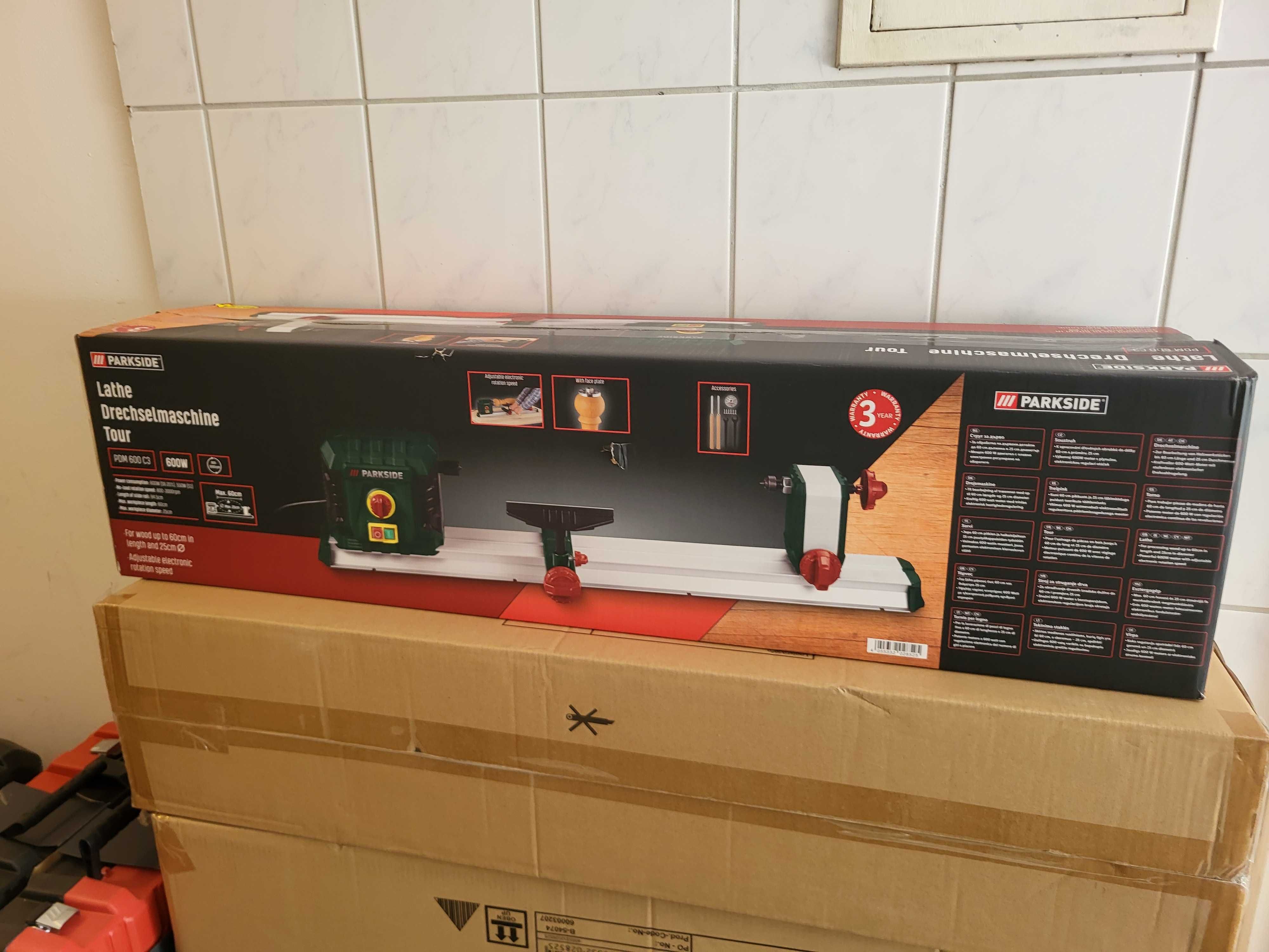 НОВ Немски Струг за Дърво Parkside 550W Нов Дърводелски струг