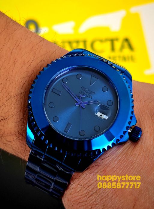 INVICTA Grand Diver automatic Blue 48mm, Инвикта нов ръчен часовник