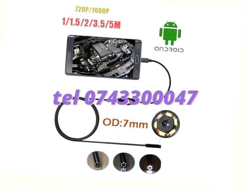 2 M Camera Endoscop boroscop 6 Led Inspectii Tehniceinstalatii