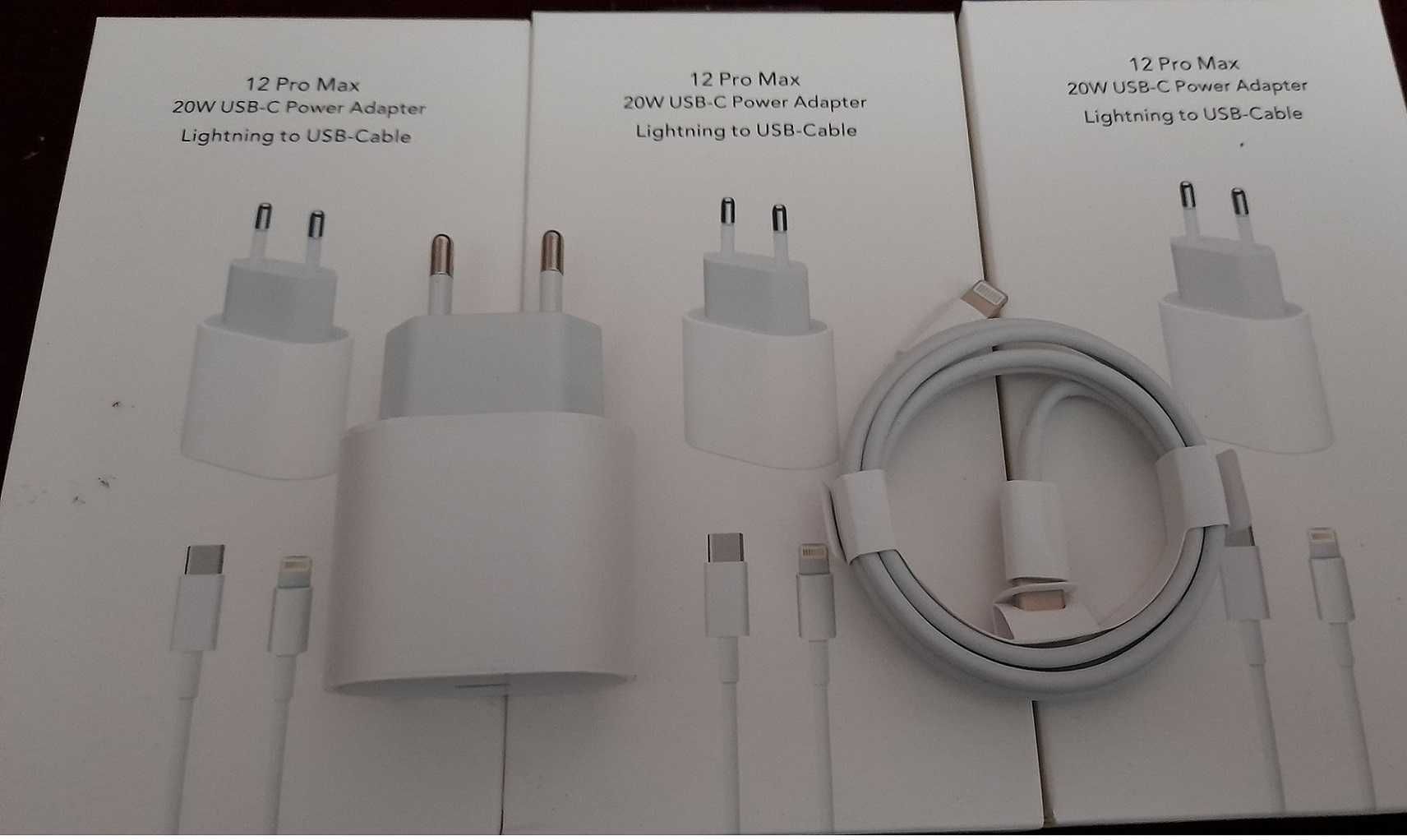 set Incarcator 20w fast charge iPhone adaptor priza + cablu incarcare