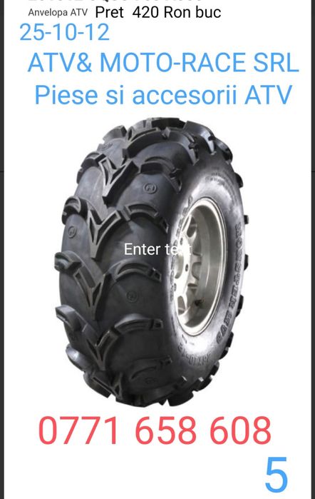 Cauciucuri anvelope atv orice model !