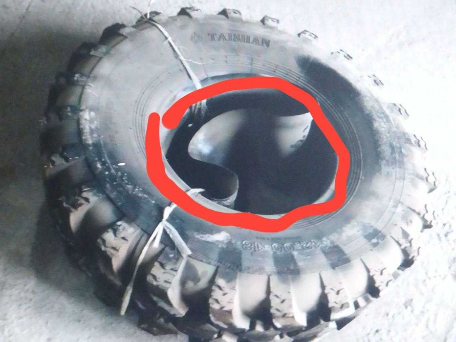 Продаются  БУ автомобильные шины      12.00R18  TAI SHAN (КИТАЙ)