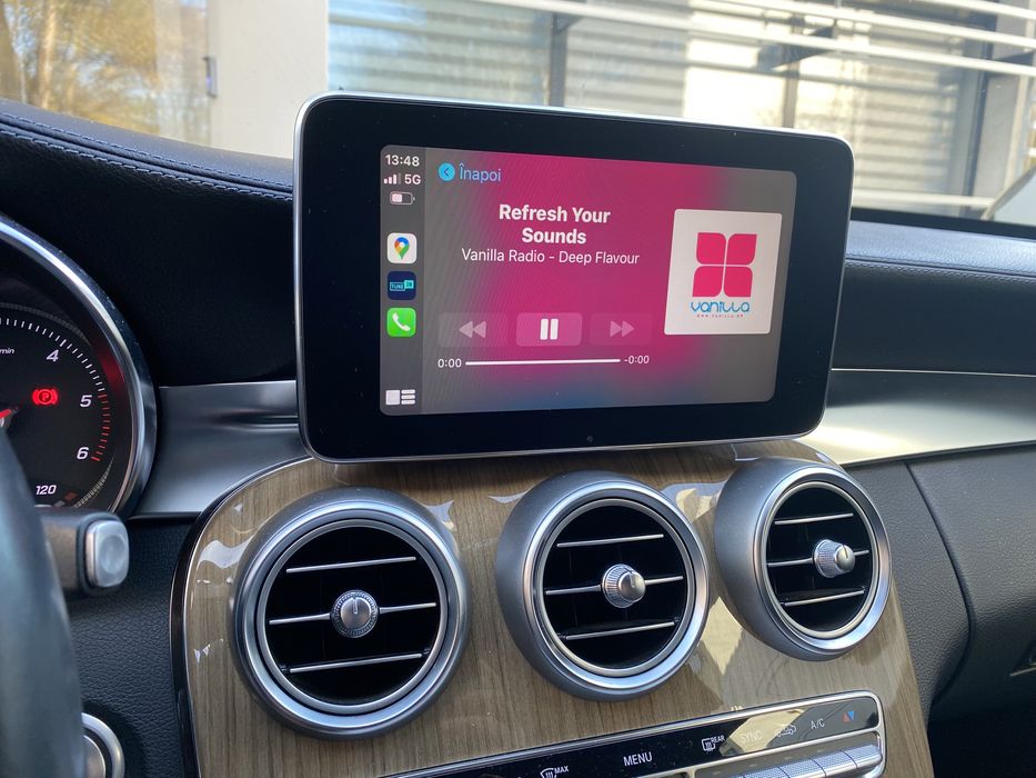 Apple Carplay & Android Auto Mercedes C Class w205 GLC x253 w222