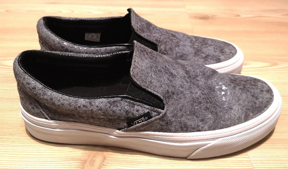 Sneakers Vans Classic Slip On Glitter Leather, 37 stare excelenta