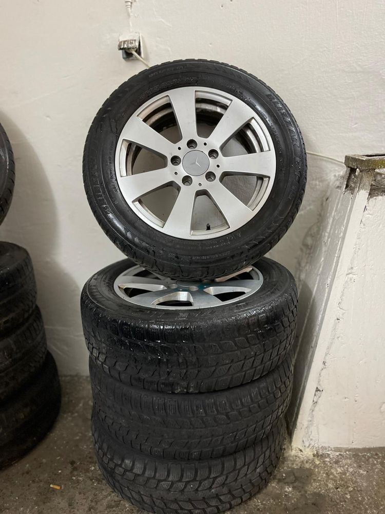 Jante mercedes, Vw, Audi, Skoda, 5x112 r16 ,r17. Anvelope iarna.