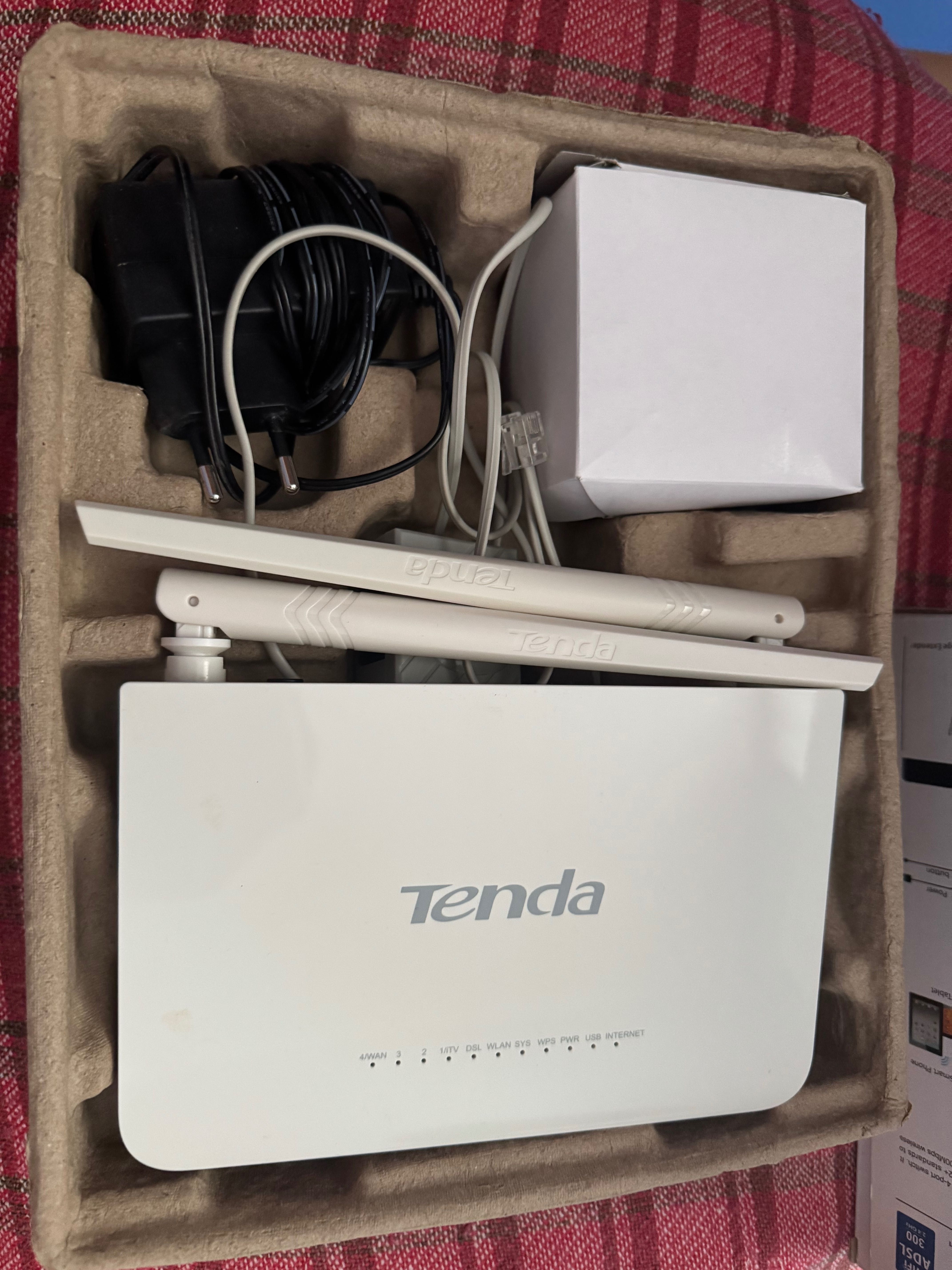 Модем роутер Tenda N300 ADSL 2+