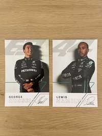 Cartonașe cu autograf Mercedes F1 2022