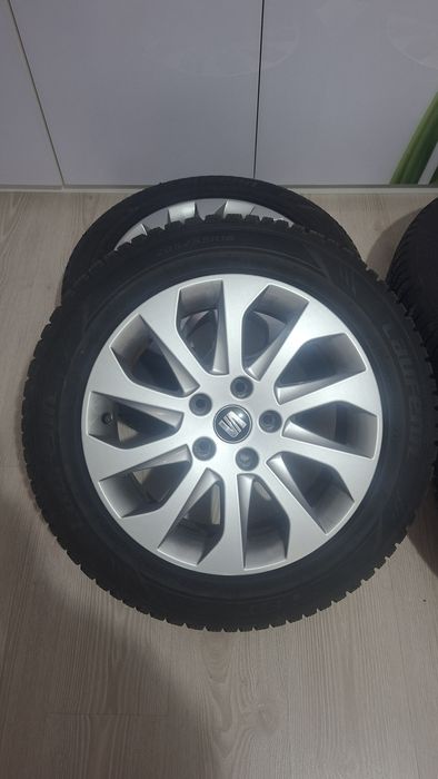 Jante 5x112 R16 cu anvelope iarna noi