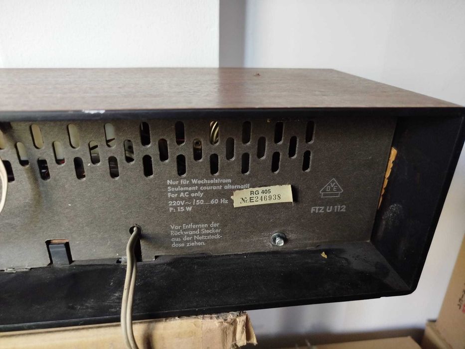 Radio vintage Siemens Klangmeister RG 405 de colectie !