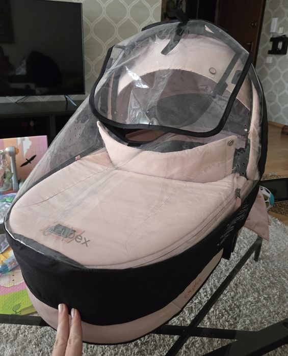 Landou pentru carucior Cybex Platinum Lux Mios 3.0 Peach Pink