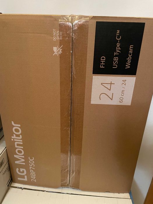 Monitor LED Lenovo ThinkVision 21.5" T22-i10 / LG 24BP750C wide webcam