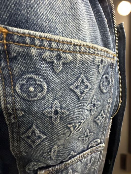 L-XXL Compleu de blug Louis Vuitton Carpenter Wotkwear Denim Monogram