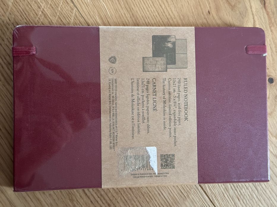 Vand agenda Moleskine, limited edition Harry Potter