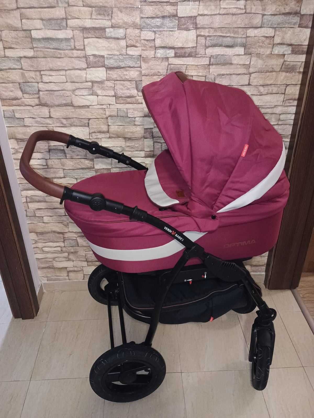 Бебешка/Детска количка 3 в 1 Verdi Optima