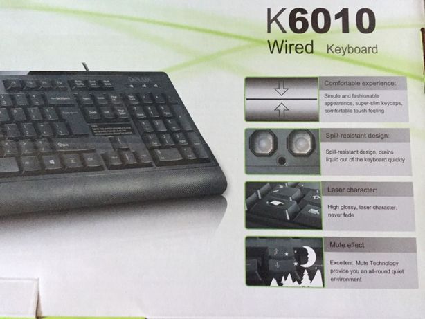 Клавиатура Delux K6010