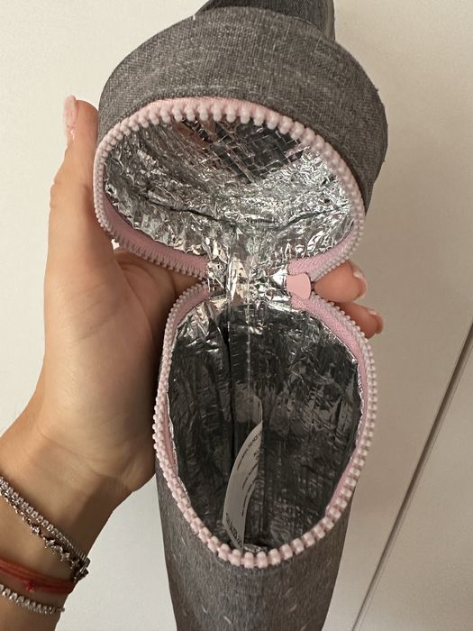 Set NOU biberon sticla Wee 250ml si geanta izoterma Miniland