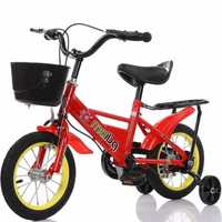 Детски велосипед с противоплъзгащи се гуми и светещи  колела 12 инча