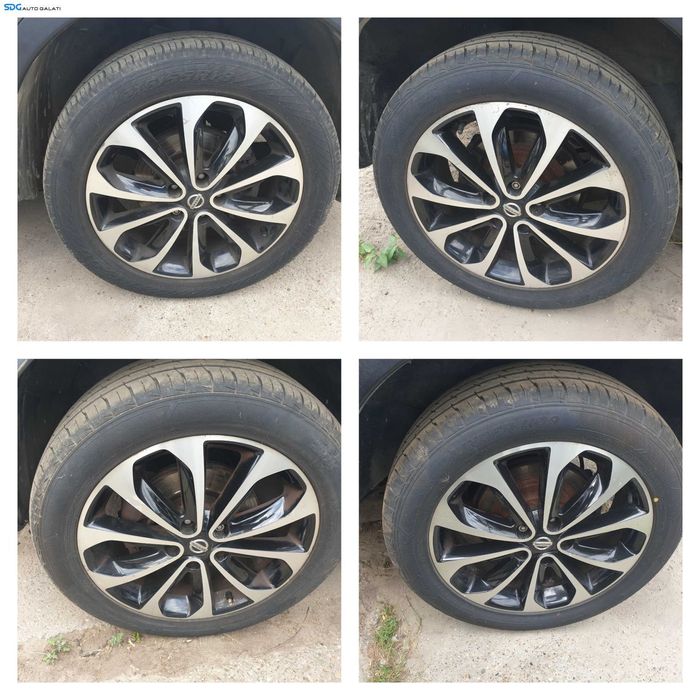 Set 4 Jante Roti Aliaj cu Anvelope Vara 215 55 18 R18 Nissan Qashqai J10 2007 - 2013 [K6621]