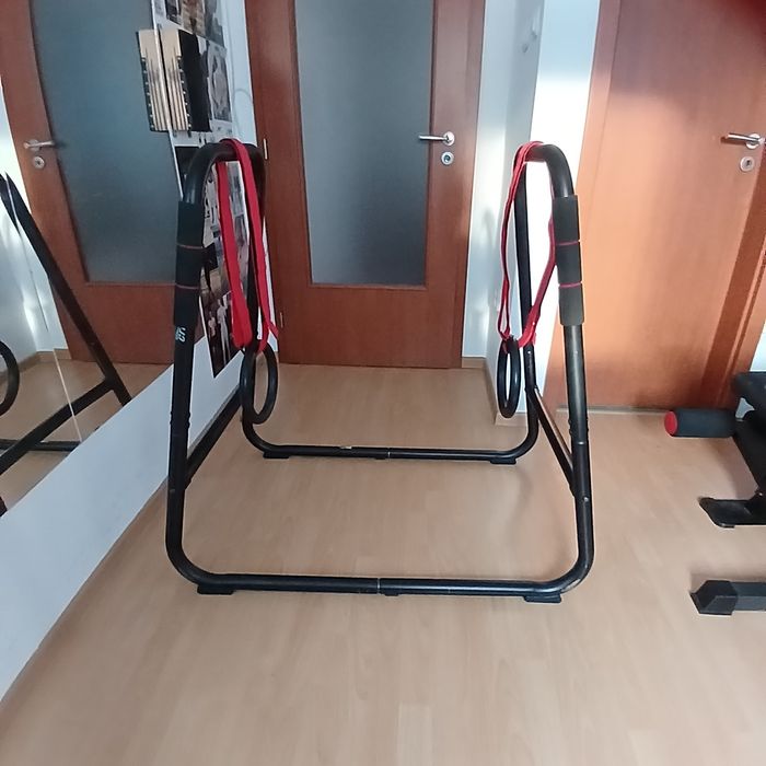 Vand aparat cadru manere paralele inele dips flotari ramat tractiuni