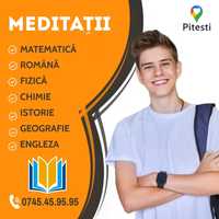 Meditatii matematica, romana, fizica, chimie, istorie, geografie, engl