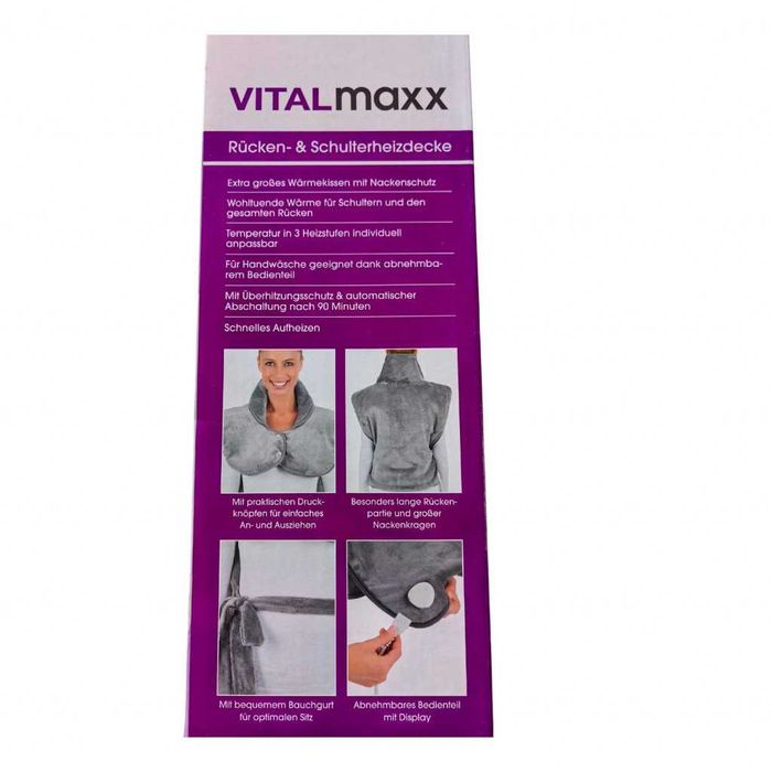 VITALmaxx – електрическа възглавница за гръб и рамене