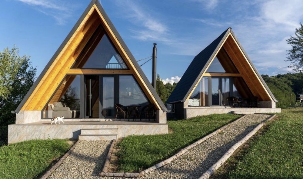 Cabane din lemn tip A