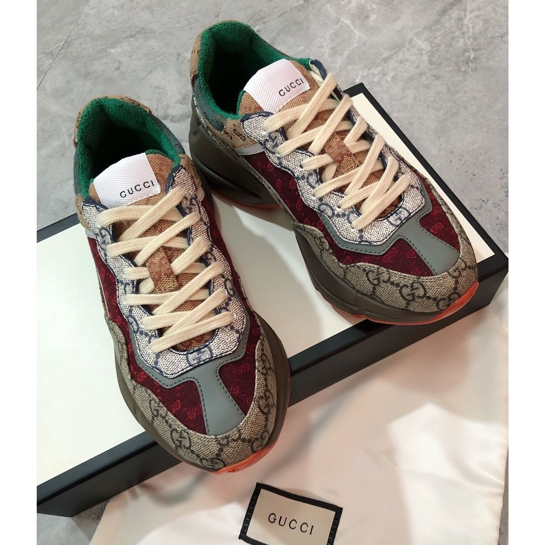 Adidasi Gucci Rhyton GG unisex, marimi 35-44, tip Premium