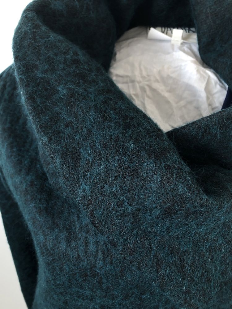 Palton lana verde