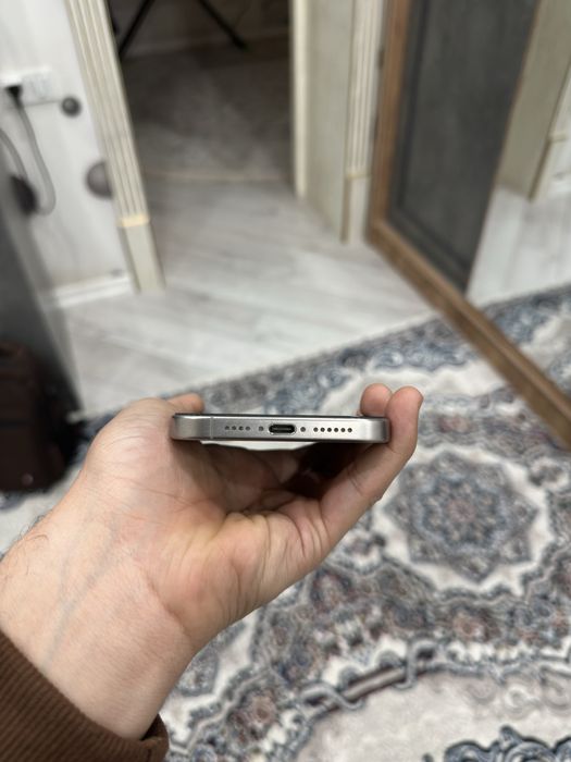 iPhone 15 pro max natural titanium