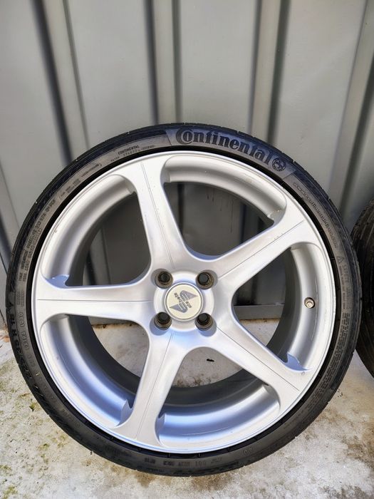 Roti jante eta&beta anvelope gume continental  4x100 225/35/r18 245/35