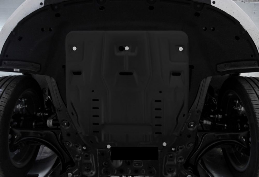 Защита картера двигателя и кпп на Hyundai Santa Fe с 2020 - н.в