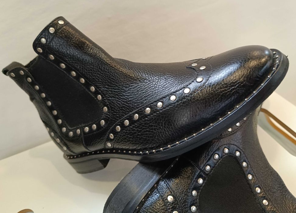 Ghete chelsea 37 lucrate manual Lavoratione Artigianale piele naturala