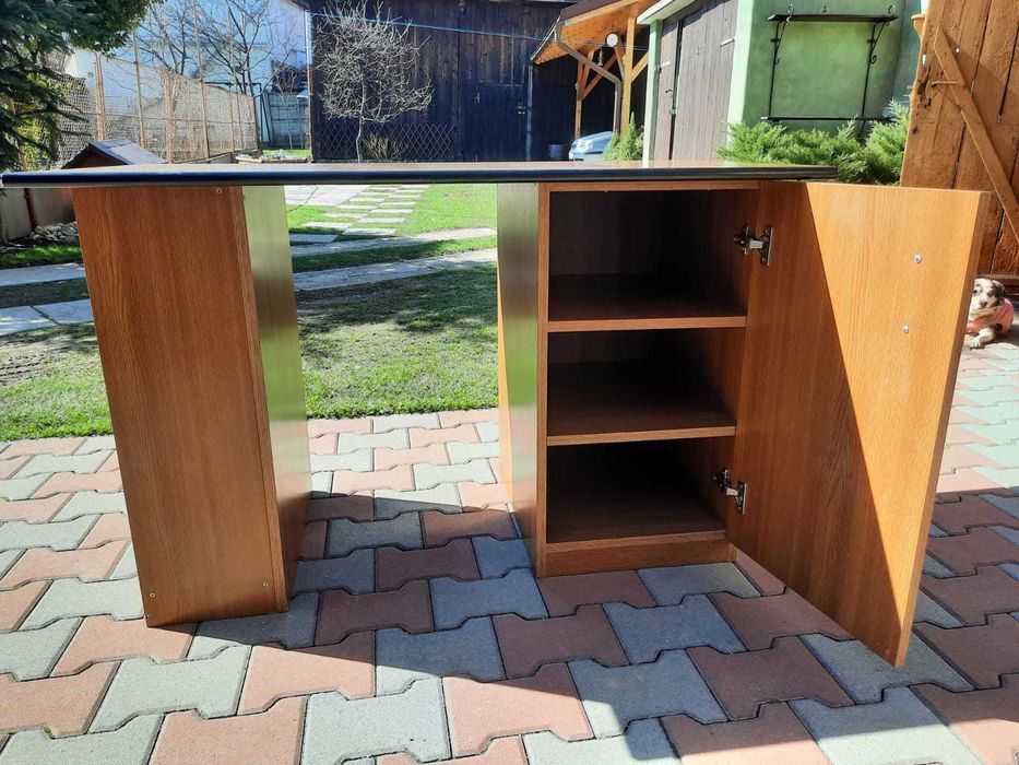 Birou pentru calculator cu rafturi 120x67x75