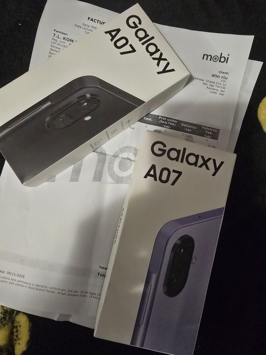 Samsung A07 4/128 GB sigilat  garanție.